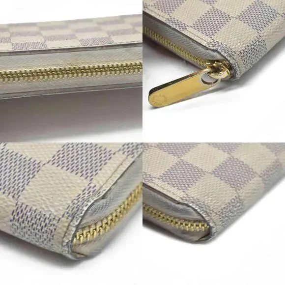 $915 Louis Vuitton  Damier Azur Zippy Wallet SD3196 - Picture 4 of 15